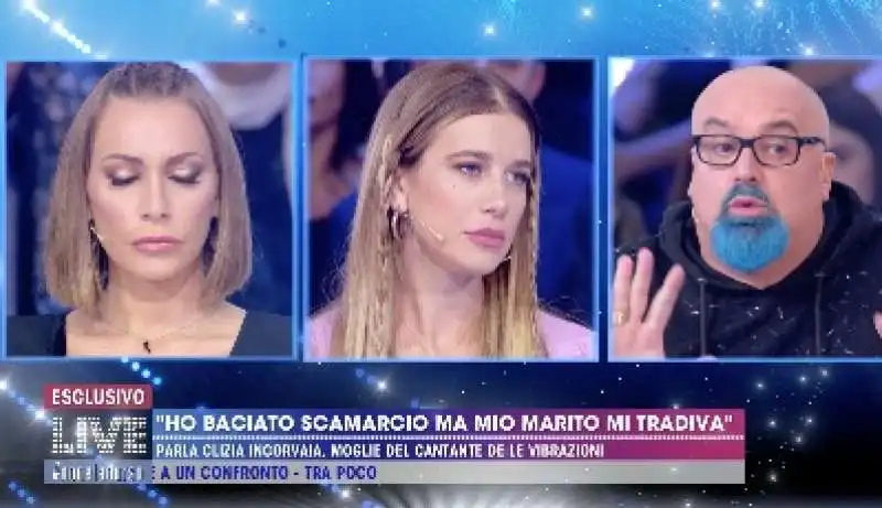 clizia incorvaia a live non e' la d'urso 5