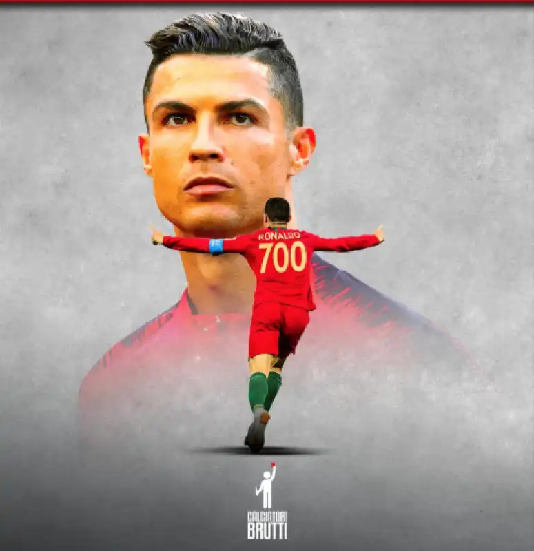 CRISTIANO RONALDO 700 BY CALCIATORIBRUTTI