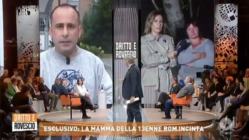 daniela santanche' vs donna rom a dritto e rovescio 1