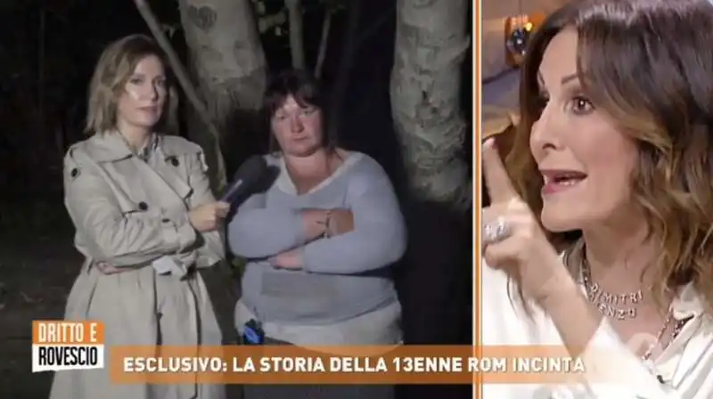 daniela santanche' vs donna rom a dritto e rovescio 5