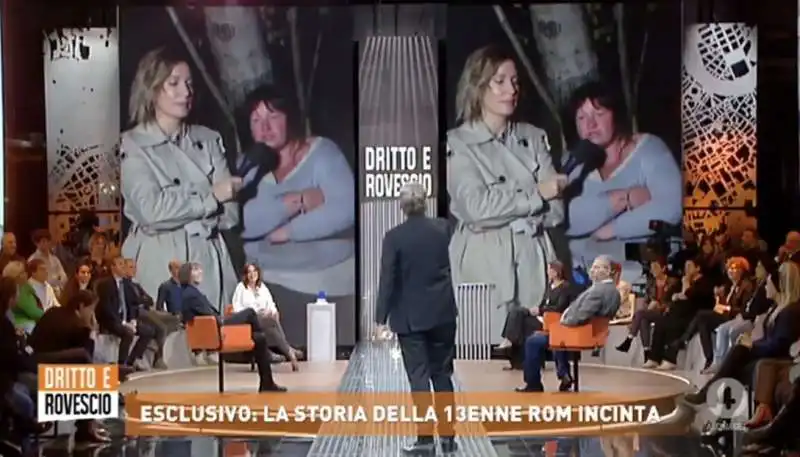 daniela santanche' vs donna rom a dritto e rovescio 6