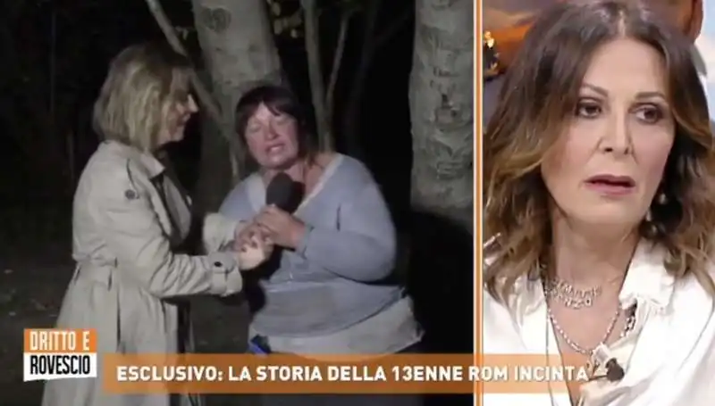 daniela santanche' vs donna rom a dritto e rovescio 8