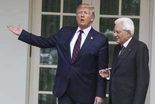 donald trump sergio mattarella