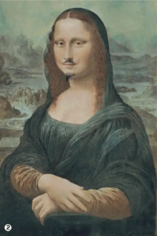 duchamp la gioconda con i baffi