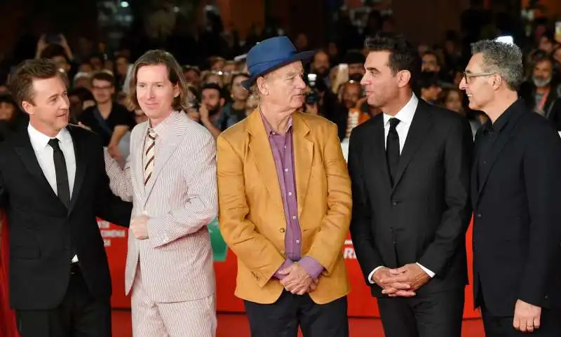 edward norton wes anderson bill murray bobby cannavale john turturro  foto di bacco