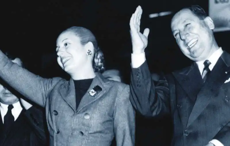 evita e juan domingo peron