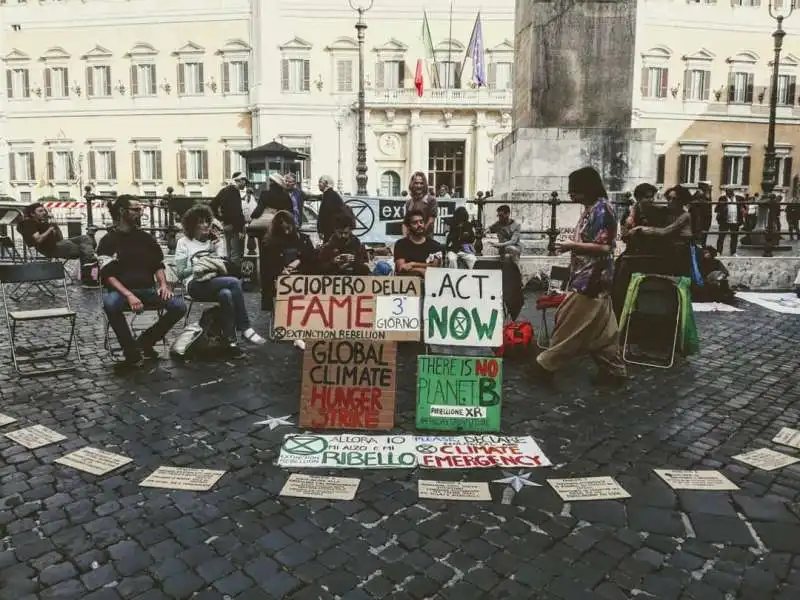 extinction rebellion italia   proteste a roma 5