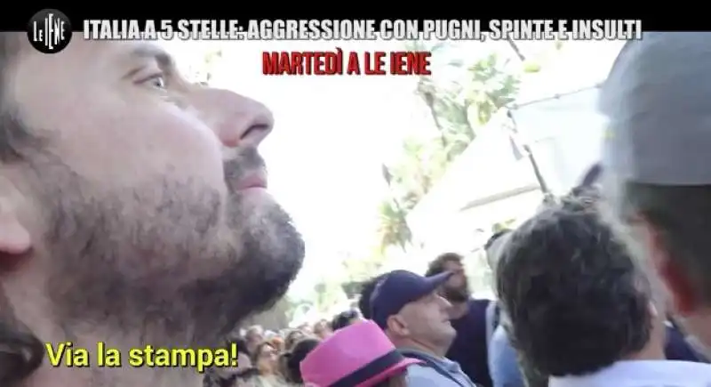 filippo roma aggredito alla festa dei 5 stelle