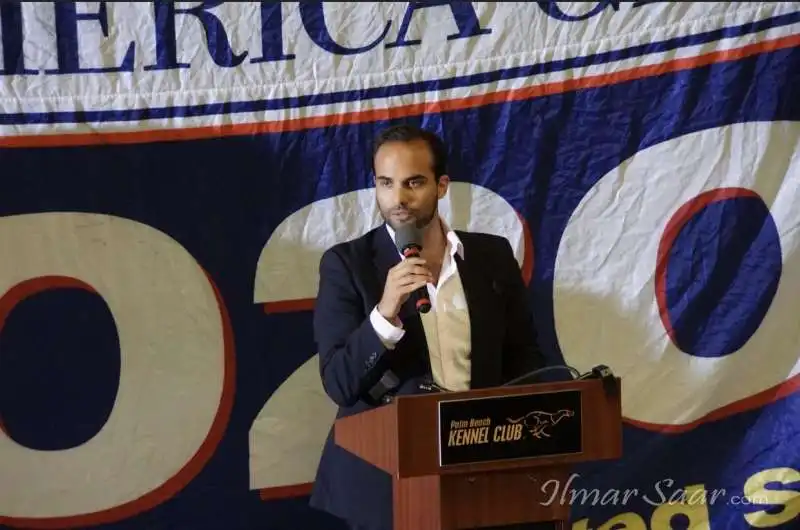 george papadopoulos a un evento trump