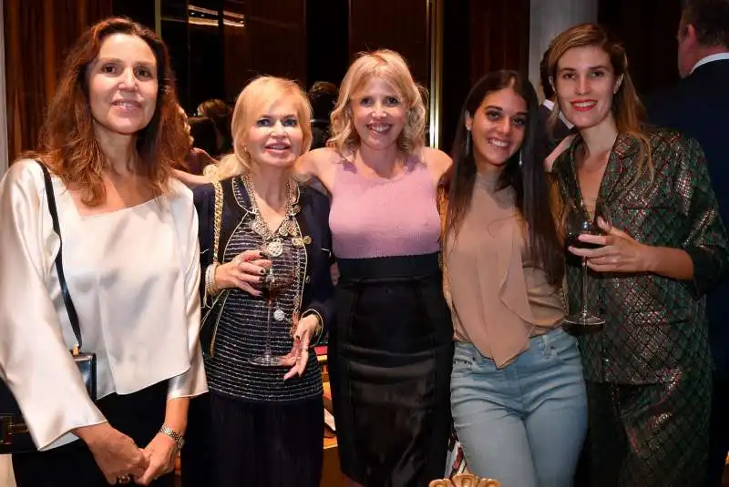 giovanna ramacciato elisabetta serafin concita borrelli annamaria chiariello giulia ramacciato  foto di bacco