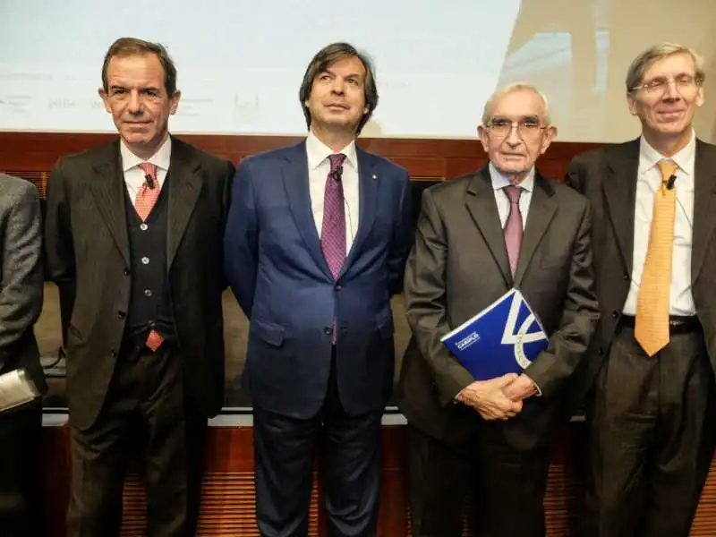 Giovanni Gorno Tempini Giiseppe Guzzetti Paolo Morerio e Carlo Messina