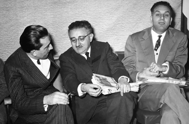 giovanni leone con giulio andreotti negli anni 50