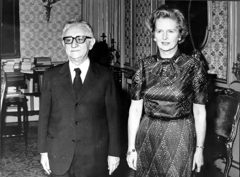 giovanni leone con margaret thatcher