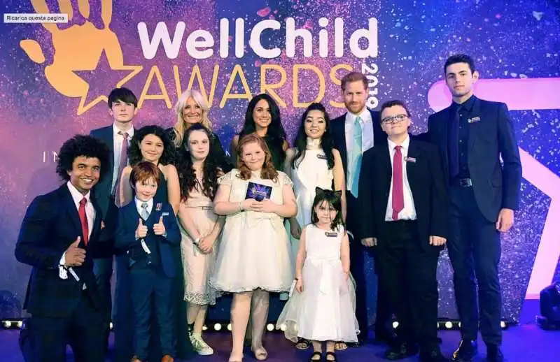 harry e meghan ai wellchild awards 2019 3