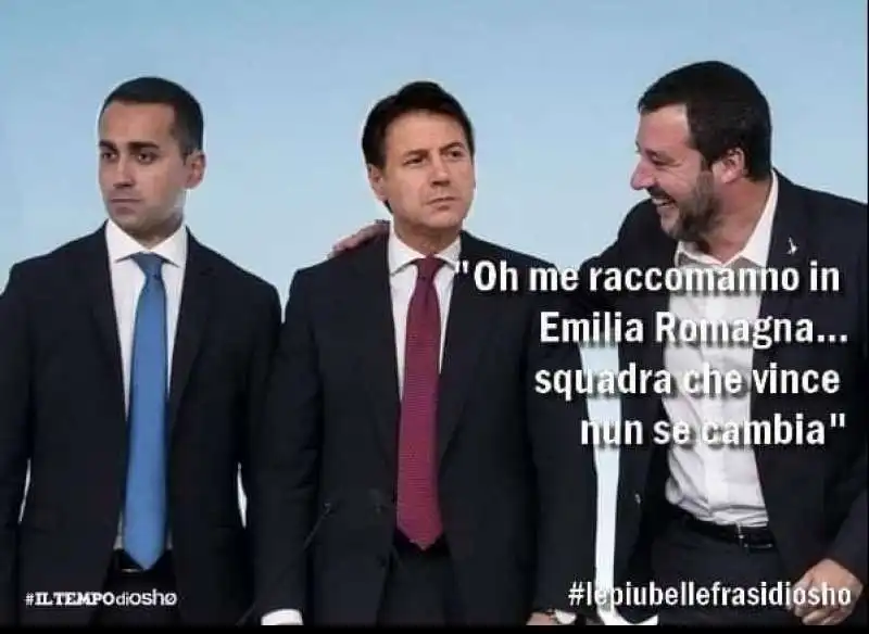 I MEME SULLE REGIONALI IN UMBRIA - DI MAIO - CONTE - SALVINI