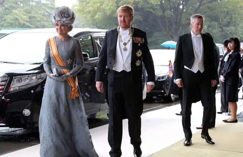 il re dei paesi bassi willem alexander e la regina maxime