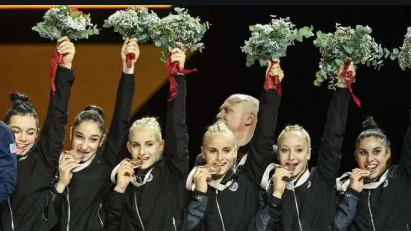 italia ginnastica artistica bronzo mondiale