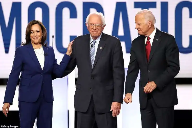 kamala harris bernie sanders joe biden