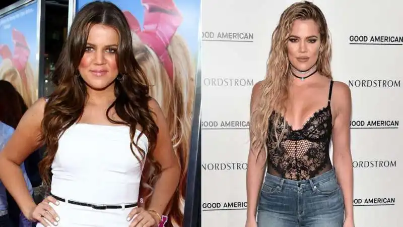 khloe kardashian negli anni