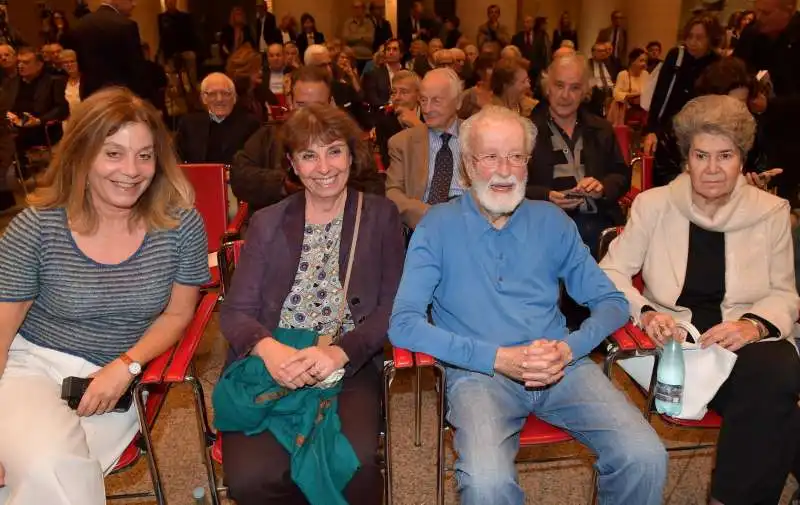 la famiglia scalfari donata enrica eugenio e la moglie serena rossetti  foto di bacco