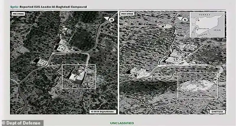 le riprese dal drone del raid contro al baghdadi 4