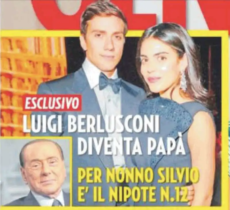 luigi berlusconi diventa papa' e silvio nonno per la 12esima volta