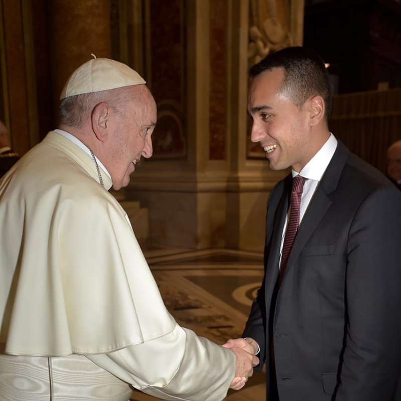 luigi di maio papa francesco bergoglio