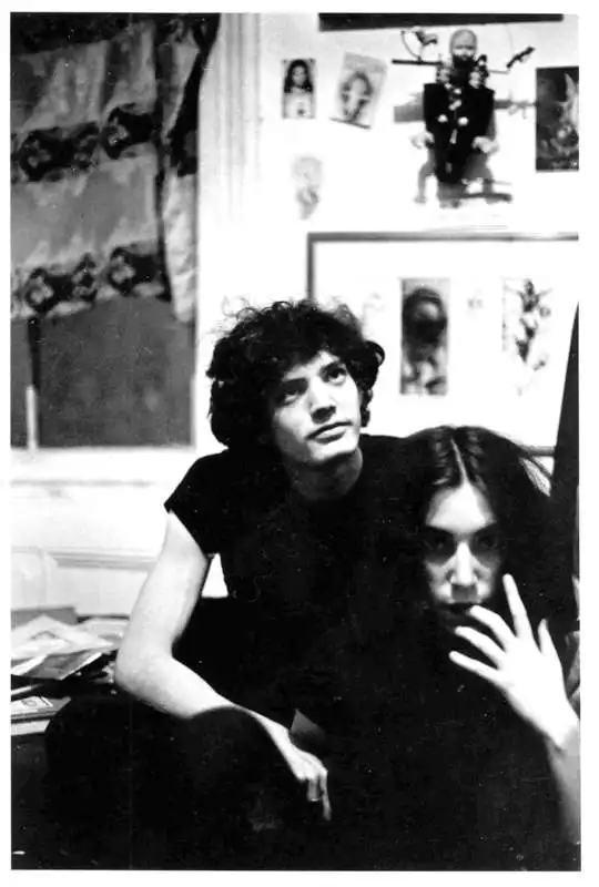 Mapplethorpe e Patti Smith - ph Lloyd Ziff 