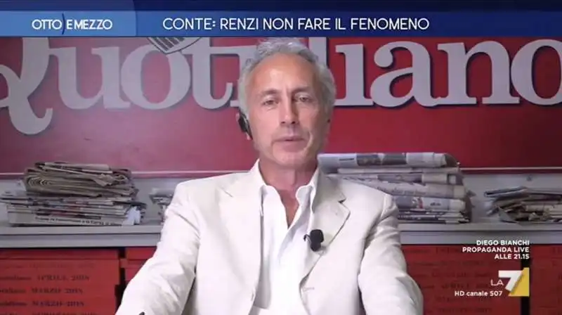 marco travaglio contro renzi a otto e mezzo 1