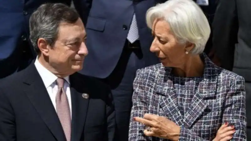 mario draghi christine lagarde 