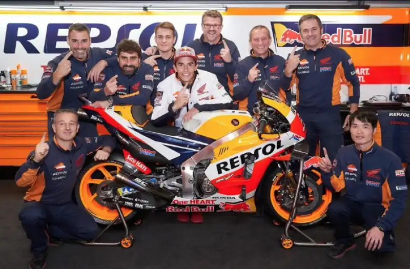 marquez e il suo team