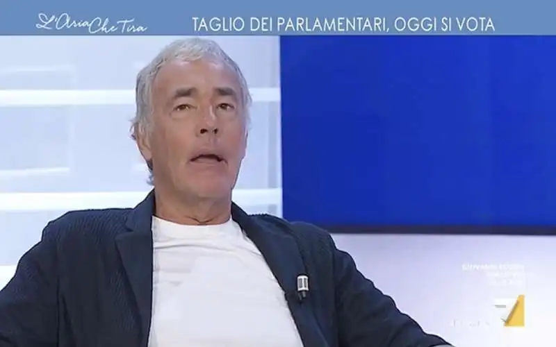 MASSIMO GILETTI A L'ARIA CHE TIRA 1 