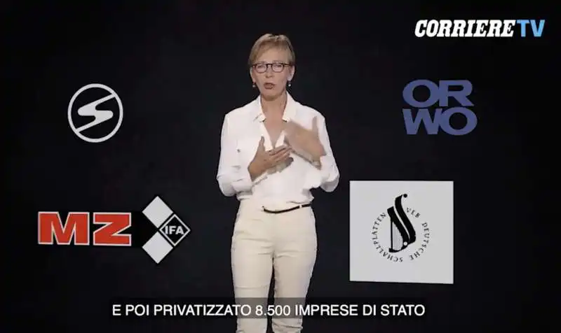 milena gabanelli e i costi della caduta del muro 5