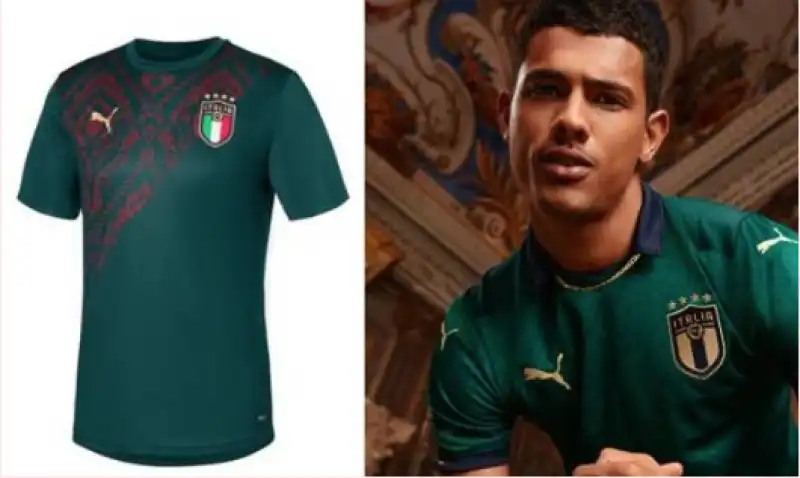 nazionale in maglia verde