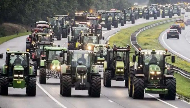 olanda   proteste di allevatori e agricoltori 8