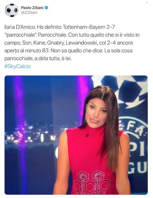 PAOLO ZILIANI SU ILARIA DAMICO 