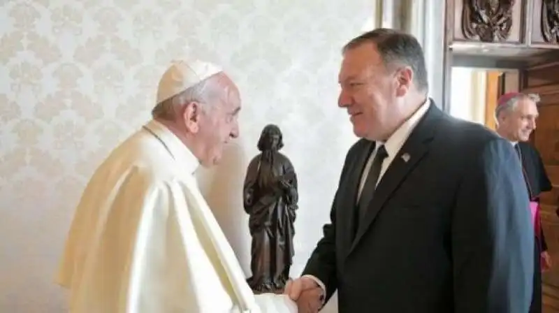 PAPA FRANCESCO RICEVE MIKE POMPEO