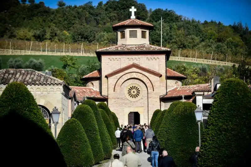 predappio, raduno di fascisti per l'anniversario della marcia su roma 1