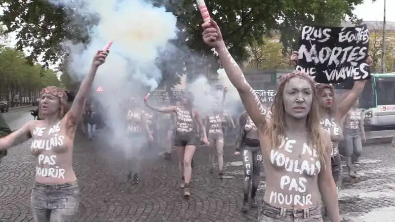 protesta delle femen a montparnasse 4