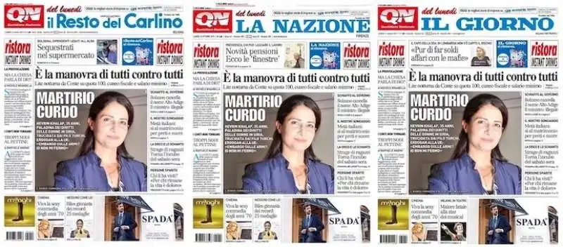 qn la nazione il resto del carlino il giorno