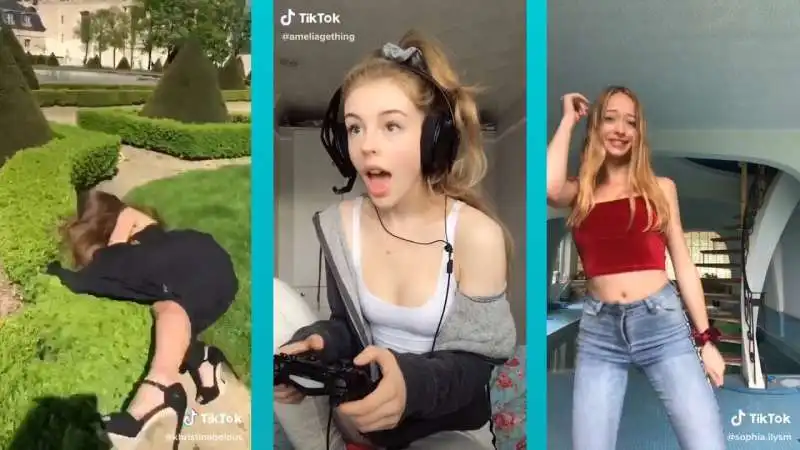 ragazzine su tiktok