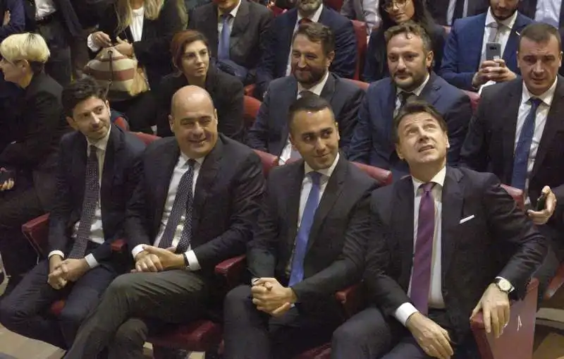 roberto speranza nicola zingaretti luigi di maio giuseppe conte 4