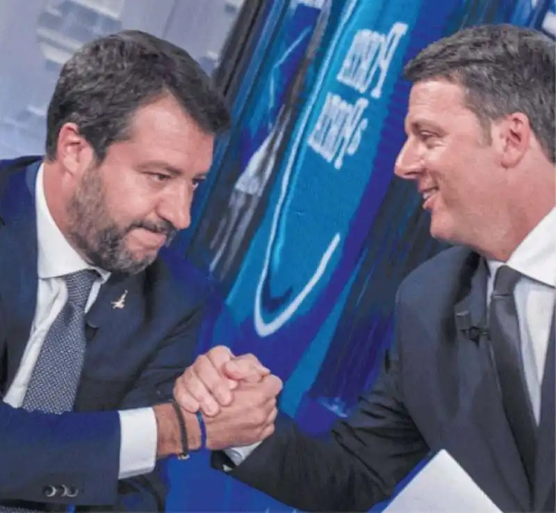 SALVINI E RENZI    