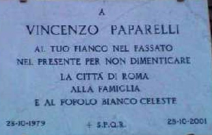 vincenzo paparelli targa