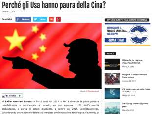 ARTICOLO PRO CINA DI FABIO MASSIMO PARENTI SUL BLOG DI BEPPE GRILLO