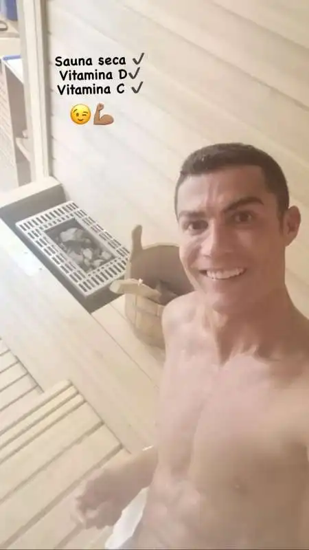 CRISTIANO RONALDO IN ISOLAMENTO