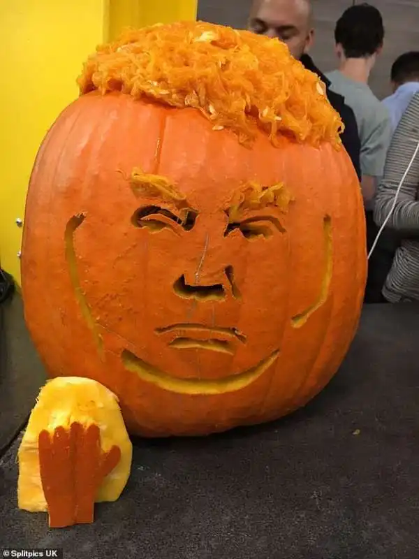 donald trump in versione zucca 2