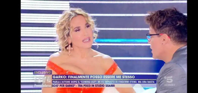 gabriel garko a live non e' la d urso 3