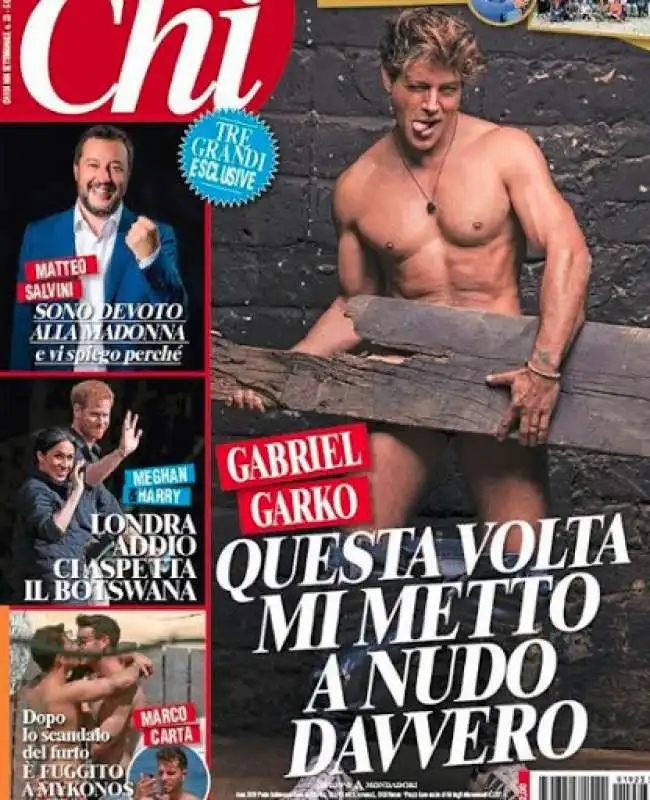 gabriel garko a nudo 