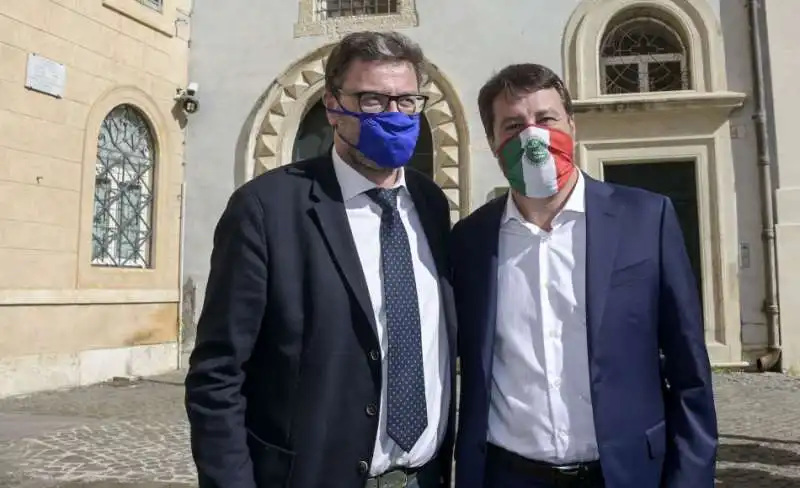 GIANCARLO GIORGETTI MATTEO SALVINI 1